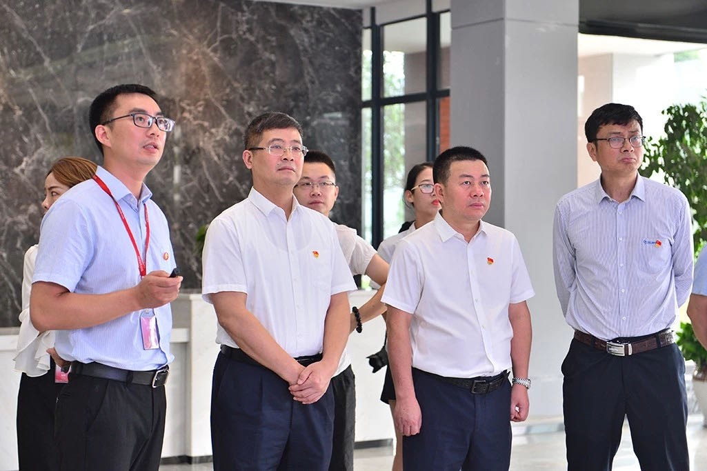 以黨建引領中偉發(fā)展丨長沙市委組織部調研中偉新材料